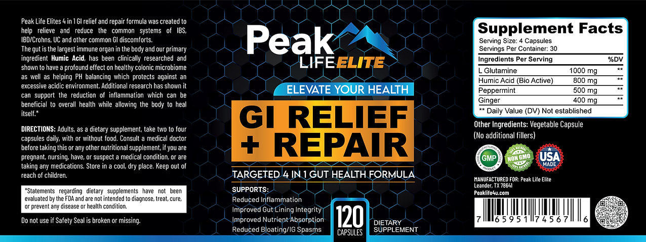 Peak Life Elite GI Relief + Repair